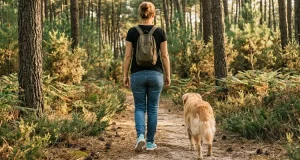 balader son chien à Bordeaux dans un parc ou une forêt en Gironde
